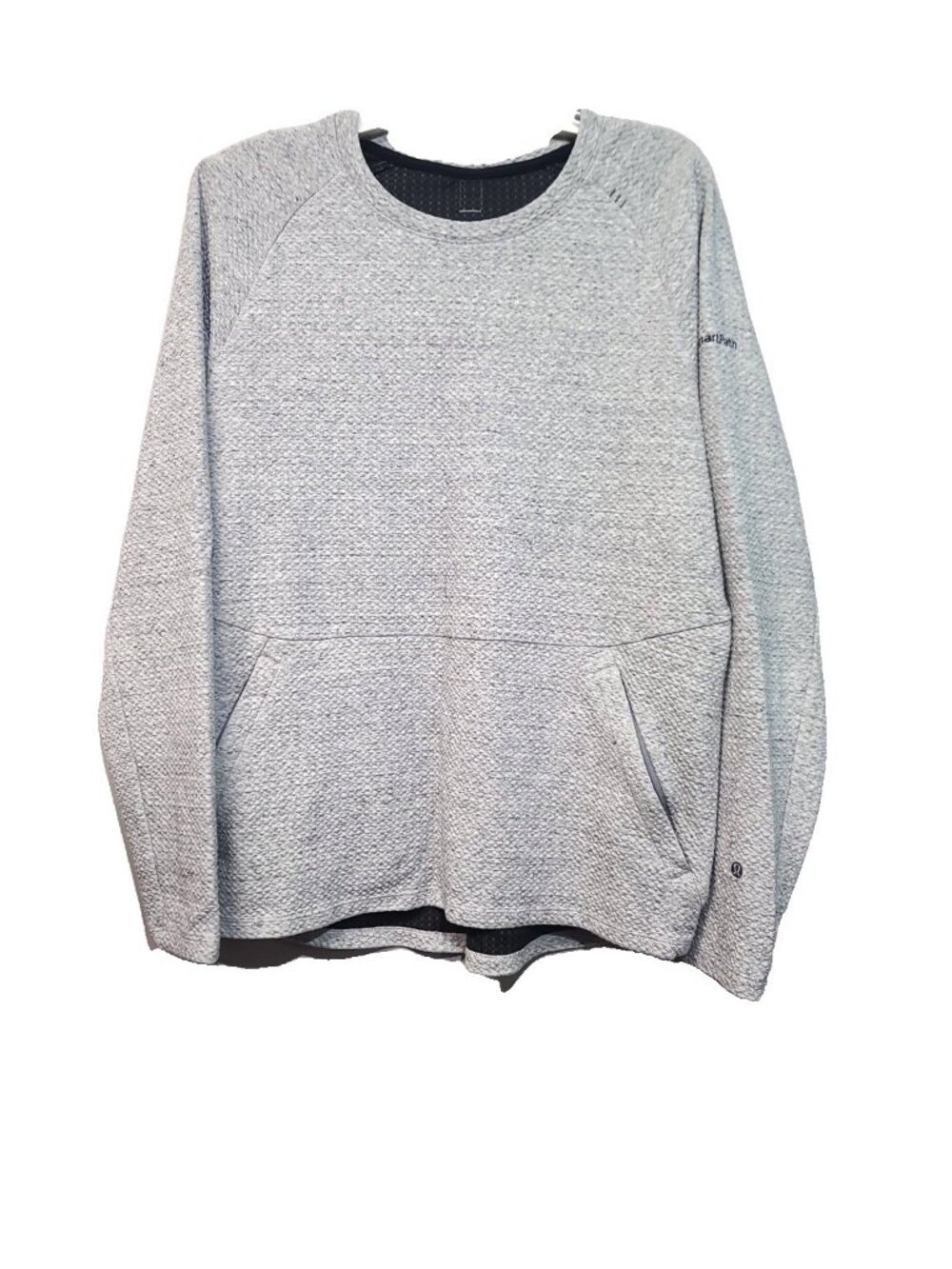 lululemon athletica At Ease Crew Sweatshirt L Gray EUC